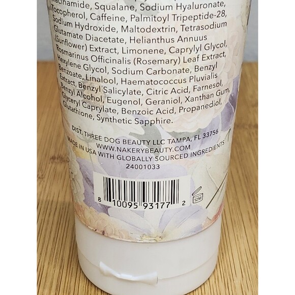 Nakery Skin Smoothing Toning Body Butter Crepe-10 oz-SUMMER PETALS-NEW SEALED - Picture 6 of 6